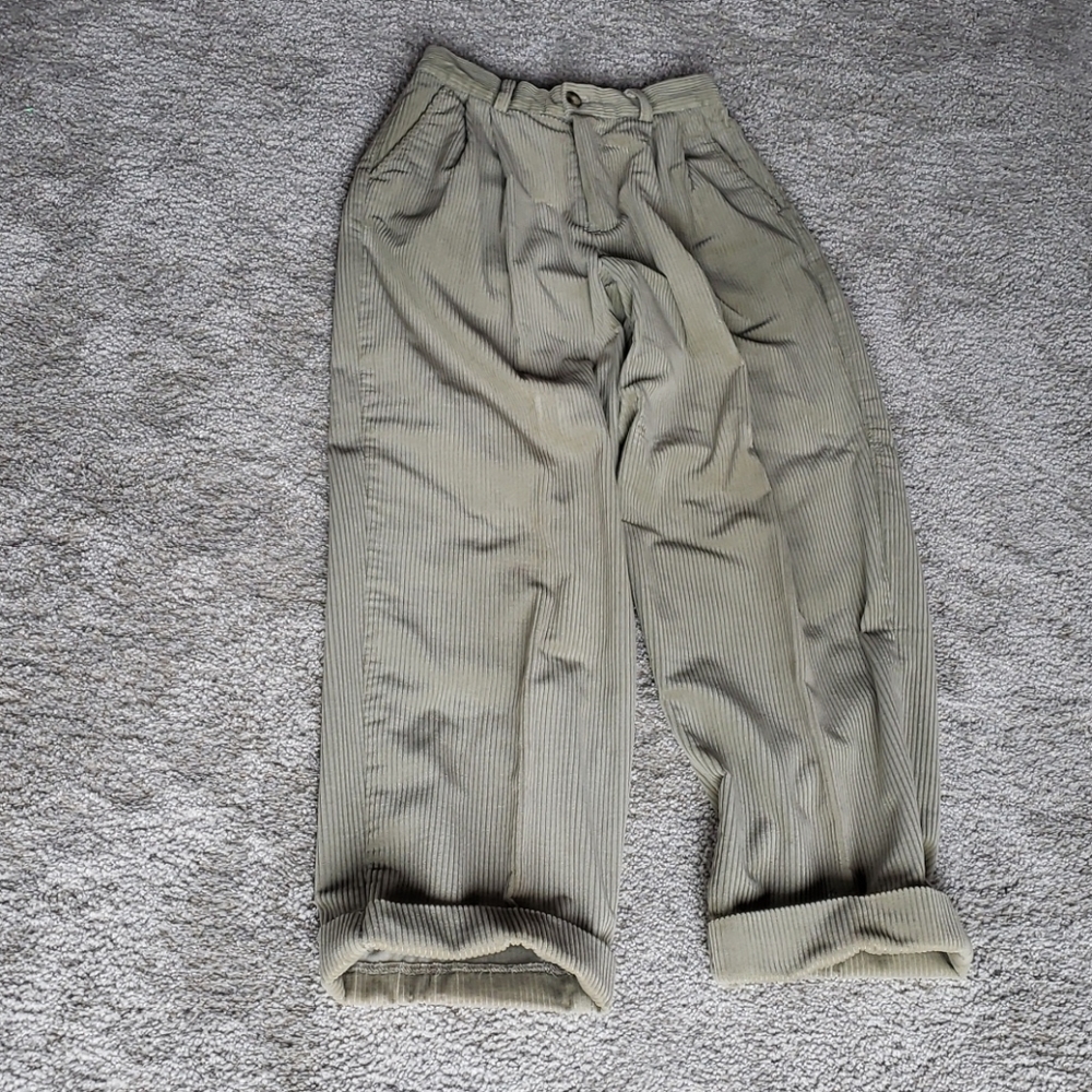 Wide wale corduroy pants